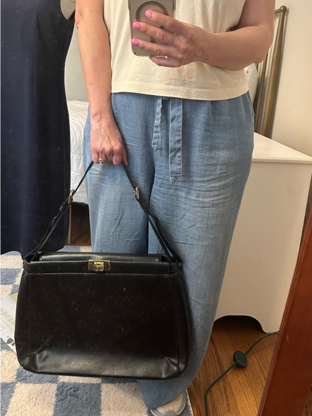 Lodis Leather Laptop Tote - Picture 15 of 16